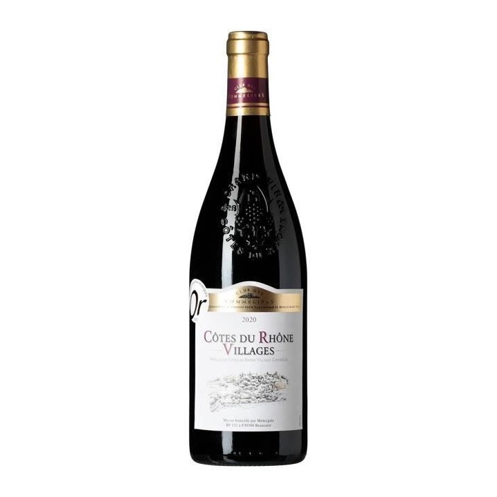CLUB DES SOMMELIERS Côtes du Rhône Villages - Vin rouge