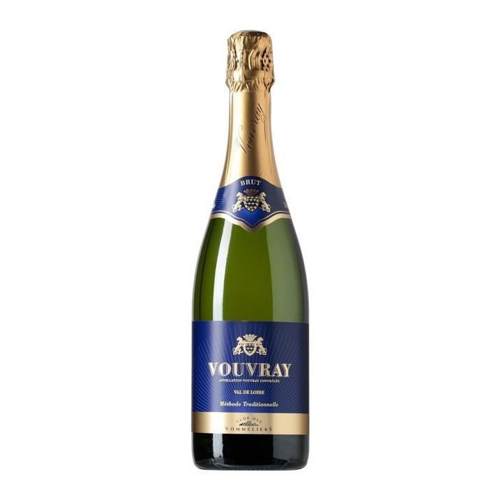BRUT Vouvray Vin de la Loire - Blanc - 75 cl - Club des sommeliers