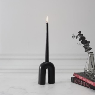 Bougeoir - Arche M24 - Noir - 10 x 4,3 x 13,30 cm - CMP