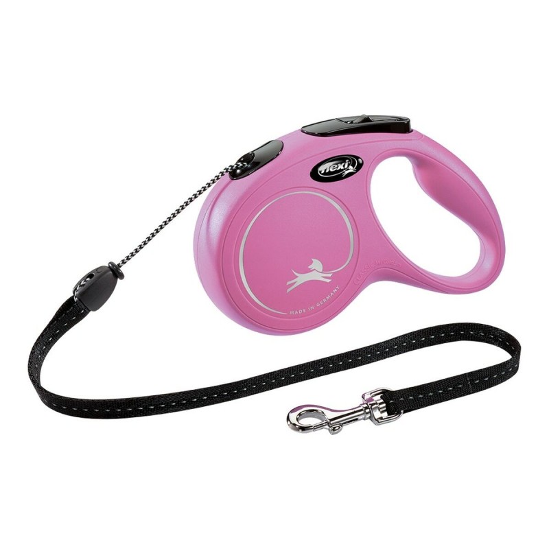 Laisse pour Chien Flexi NEW CLASSIC Rose S