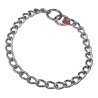 Collier pour Chien Hs Sprenger Argenté 4 mm Maillons Torsadé (55 cm)