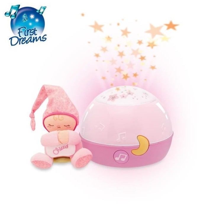 CHICCO Ma Lampe Magic'Projection Rose First Dreams
