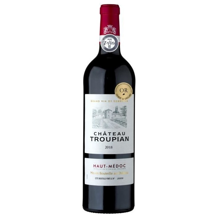 Coffret Bordeaux 90pts+ - Château Bois Pertuis 2018, Château Du Bois