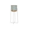 Cache-pot DKD Home Decor Métal Bicolore (28 x 28 x 75 cm)