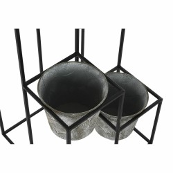 Cache-pot DKD Home Decor Gris Métal Usé 34 x 34 x 71 cm