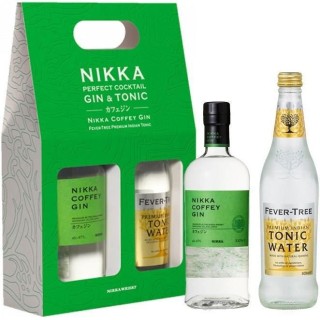 Coffret Gin Tonic Nikka Coffey Gin 47,0% Vol. 70 cl + Fever Tree Tonic