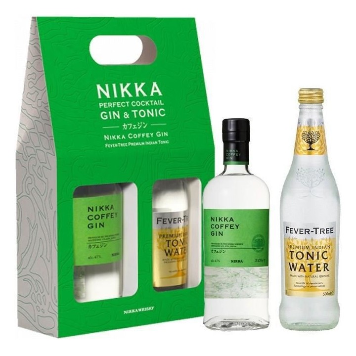 Coffret Gin Tonic Nikka Coffey Gin 47,0% Vol. 70 cl + Fever Tree Tonic