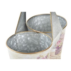 Cache-pot DKD Home Decor Rose Métal Shabby Chic 24 x 12 x 23 cm