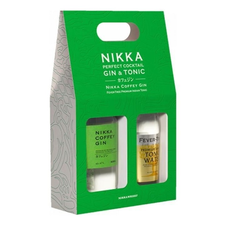 Coffret Gin Tonic Nikka Coffey Gin 47,0% Vol. 70 cl + Fever Tree Tonic