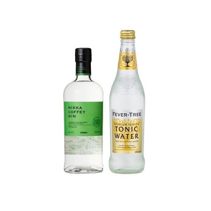Coffret Gin Tonic Nikka Coffey Gin 47,0% Vol. 70 cl + Fever Tree Tonic