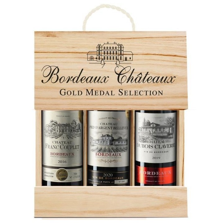 Coffret AOP Bordeaux Médailles d'Or : Château Dubois Claverie 2019,