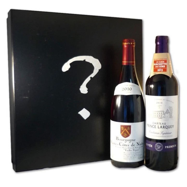 Coffret Dégustation Aveugle Bordeaux vs Bourgogne