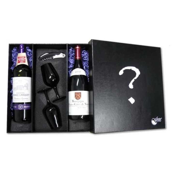 Coffret Dégustation Aveugle Bordeaux vs Bourgogne