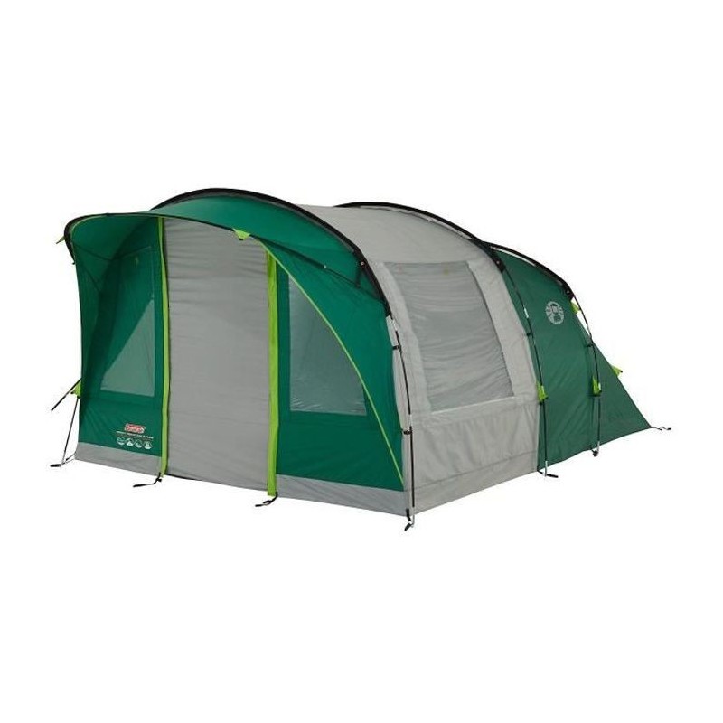 TENTE FAMILIALE 5 PERSONNES COLEMAN BLACKOUT BEDROOM ROCKY MOUTAIN 5 PLUS - 2 chambres - imperméable 4500mm - toile anti-uv - n