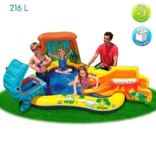 INTEX Piscine gonflable Enfant / Aire De Jeux aquatique Dinosaure 249