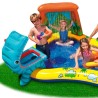 INTEX Piscine gonflable Enfant / Aire De Jeux aquatique Dinosaure 249 x 191 x 109 cm