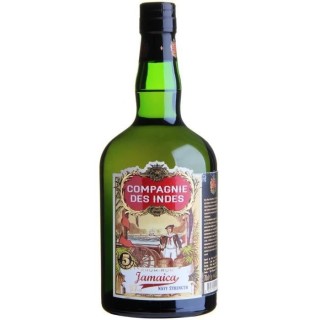 Compagnie des Indes Jamaique navy Strength - 5 ans - Rhum vieux blend