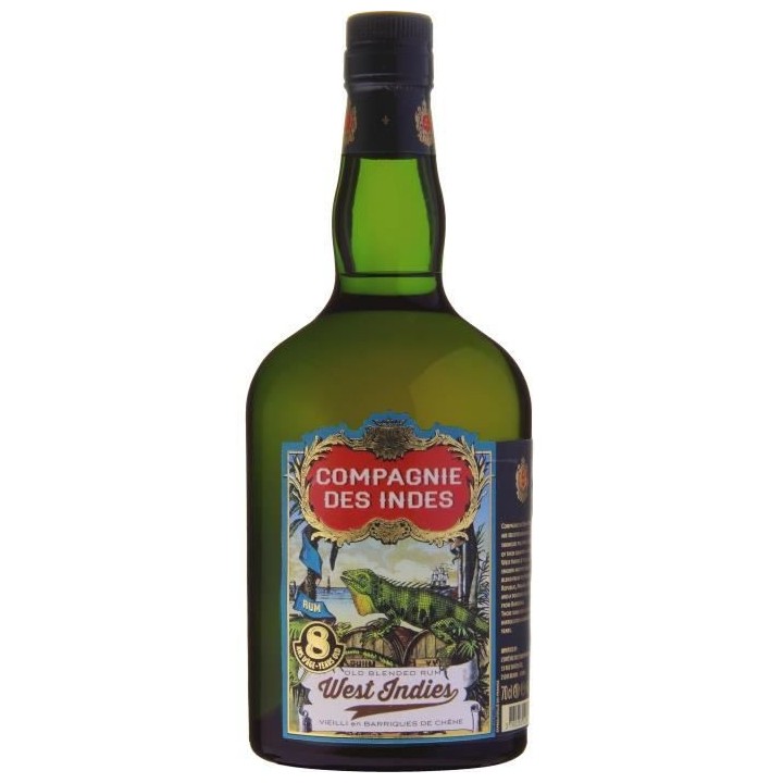 Compagnie des Indes West indies - 8 ans - Rhum vieux blend - 40.0% Vol