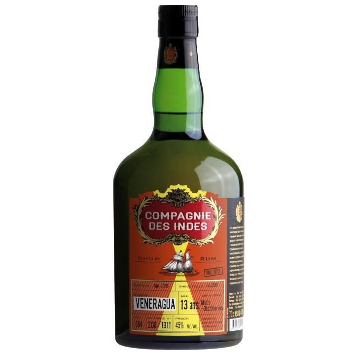 Compagnie des Indes Veneragua Multi Distilleries - 13 ans - Rhum vieux