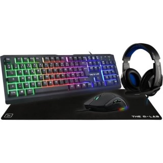THE G-LAB Pack Gamer/combo CHROMIUM gaming - Keyz 160 FR, Kult 170, Ko
