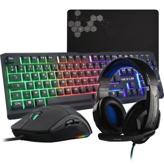 THE G-LAB COMBO-SELENIUM Combo Gaming Clavier-Souris-Casque-Tapis de S