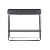 Cache-pot DKD Home Decor Grand Mat Noir Métal Loft (80 x 25 x 76 cm)