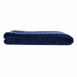 Couverture DKD Home Decor Flèches 150 x 200 x 2 cm Blue marine Basique