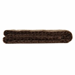 Couverture DKD Home Decor Flèches 150 x 200 x 2 cm Marron Basique