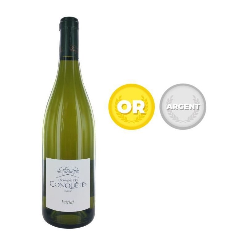 Domaine des Conquetes Initial 2015 Pays de l'Hérault - Vin blanc du Languedoc Roussillon