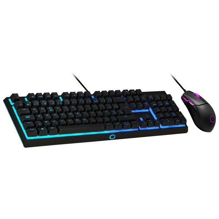 COOLER MASTER MS110 - Kit Clavier/Souris (Semi-Mécanique Gaming RGB -