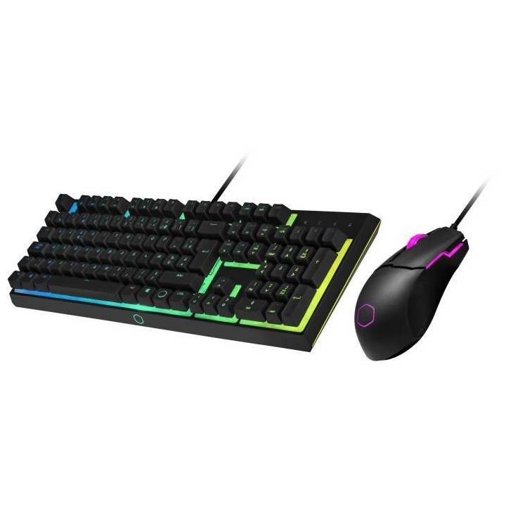 COOLER MASTER MS110 - Kit Clavier/Souris (Semi-Mécanique Gaming RGB -