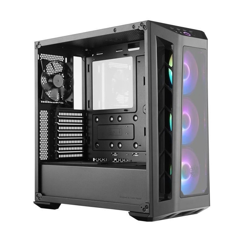 COOLER MASTER LTD BOITIER PC MasterBox MB530P - Moyen Tour - éclairage RGB - Noir - Verre trempé - Format ATX (MCB-B530P-KHNN-