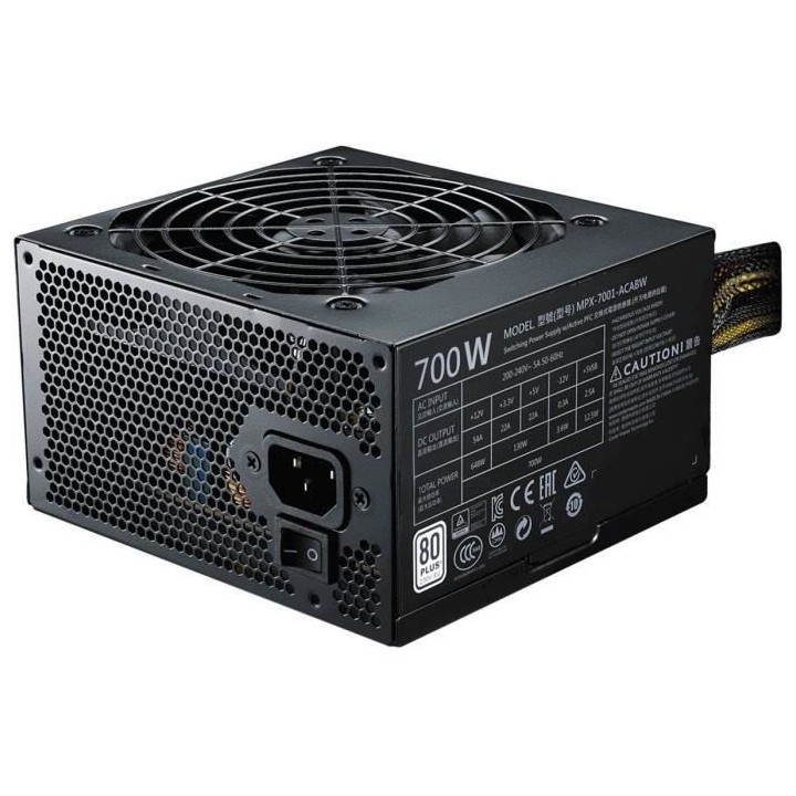 Alimentation PC -COOLER MASTER -MWE White V2 -700W (Certifiée 80 Plus