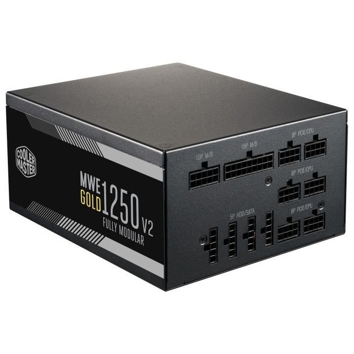 COOLER MASTER MWE Gold 1250W FM V2 - Alimentation Full Modulaire 1250W