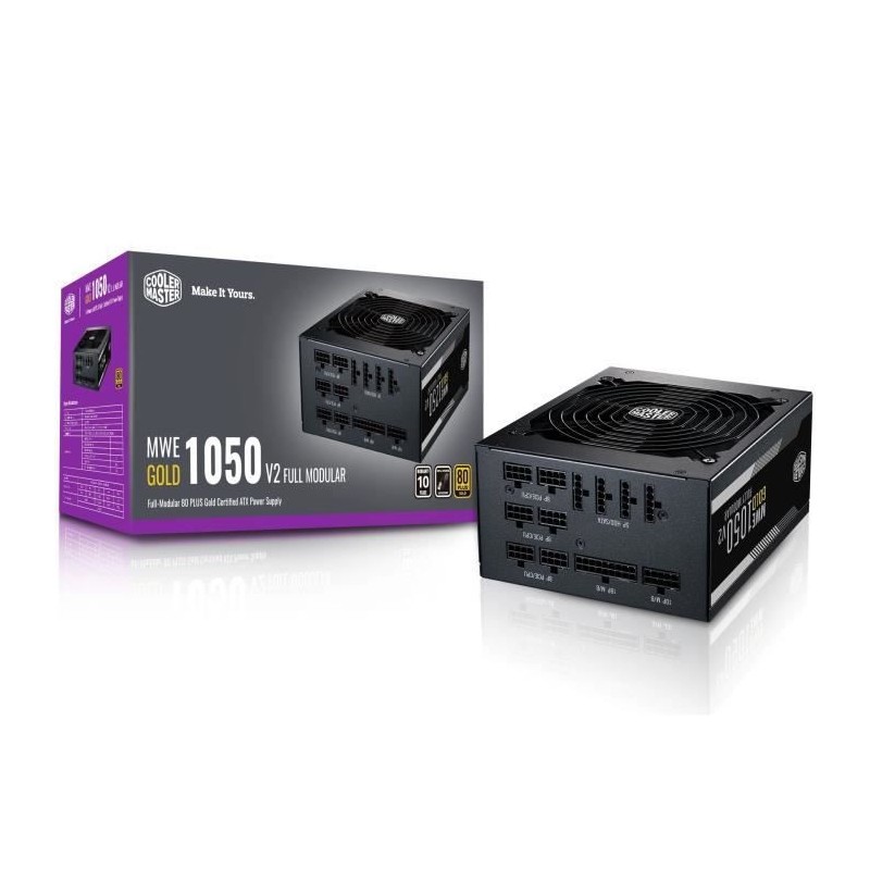 COOLER MASTER MWE Gold 1050W FM V2 - Alimentation Full Modulaire 1050W (MPE-A501-AFCAG-EU)