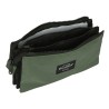 Trousse Fourre-Tout Triple BlackFit8 Gradient Noir Vert militaire (22 x 12 x 3 cm)