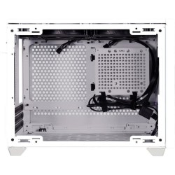 Boîtier PC - COOLER MASTER - MasterBox NR200P - Blanc - Mini-ITX - Panneau Acier et Verre trempé - Riser cable (MCB-NR200P-WGN