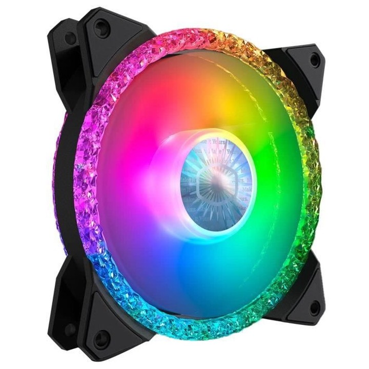 COOLER MASTER MF120 Prismatic - Ventilateur de Boîtier 120 mm - Effet