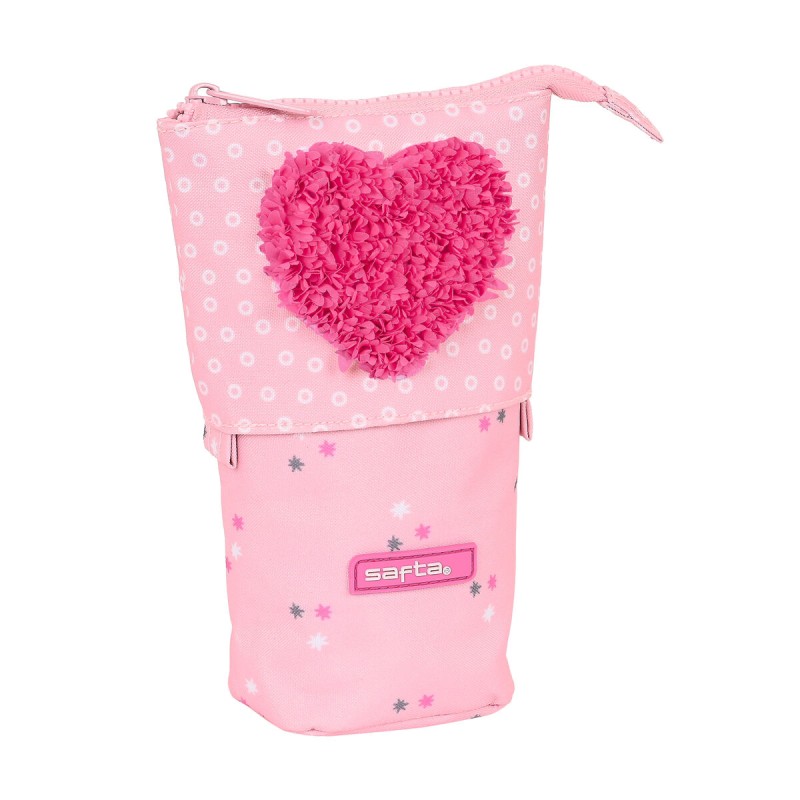 Trousse Gobelet Safta Love Yourself Rose (8 x 19 x 6 cm)