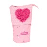 Trousse Gobelet Safta Love Yourself Rose (8 x 19 x 6 cm)