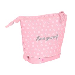 Trousse Gobelet Safta Love Yourself Rose (8 x 19 x 6 cm)