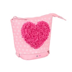 Trousse Gobelet Safta Love Yourself Rose (8 x 19 x 6 cm)