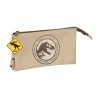 Trousse d'écolier Jurassic World Dominion Marron (22 x 12 x 3 cm)