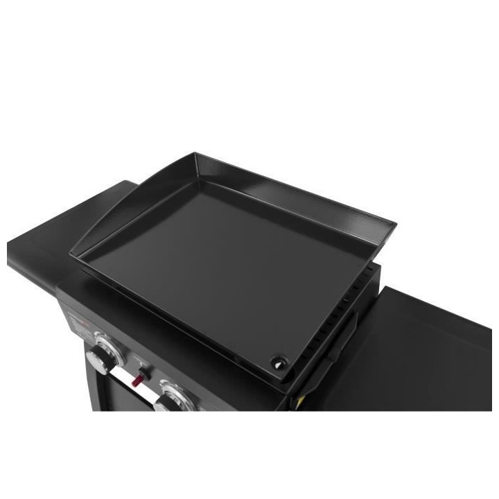 COOKING BOX Plancha gaz Valparaiso - 2 feux sur chariot - 48 x 36 cm