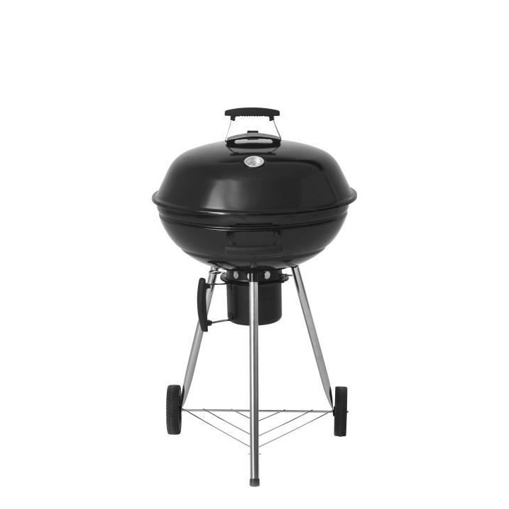 Barbecue a charbon GEORGES - Grille en acier chromé - Surface de cuis