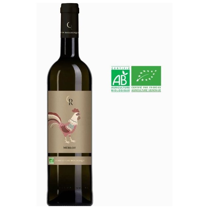 Le Coq Merlot 2020 IGP Atlantique - Vin Rouge Bio