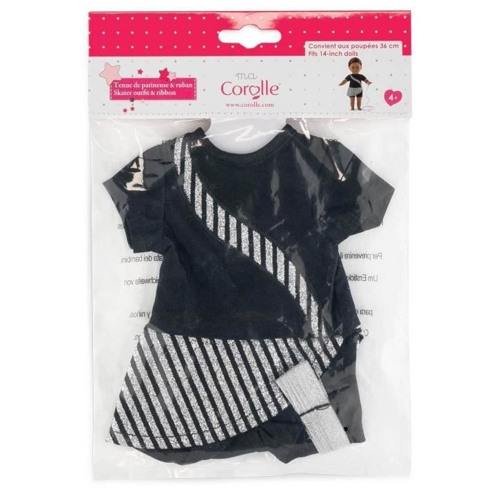 Corolle - Tenue de patineuse et ruban pour poupée ma corolle.