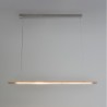 Suspension Malmo - LED intégrée - Bois - 100 x 5 x 125 cm - COREP