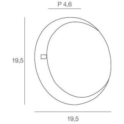 COREP - Applique extérieur - polypropylene -3900K - Noir