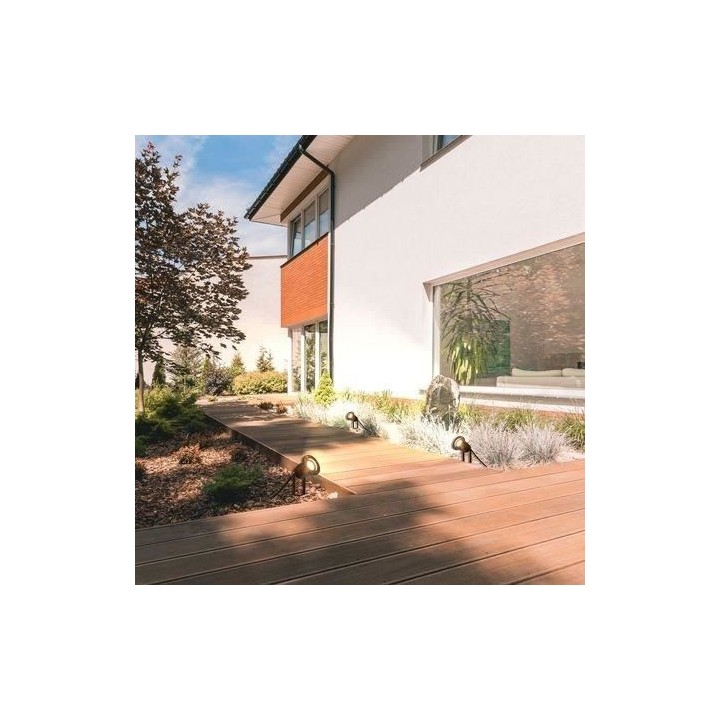 COREP - Spot extérieur - Aluminium - GU10-35W - Noir